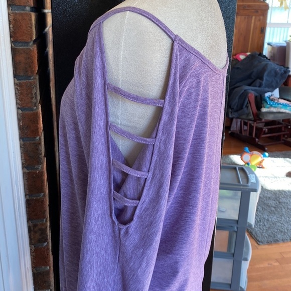 HARLEY DAVIDSON OFF THE SHOULDER SEXY TUNIC STYLE TOP OPEN SLEEVE DETAILING - Picture 7 of 9